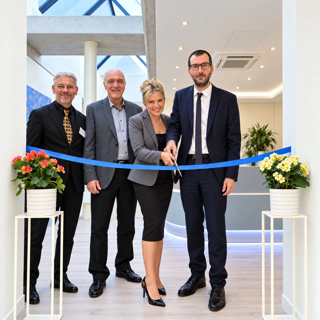Taglio del nastro per l’inaugurazione del Centro della Salute a Chiasso